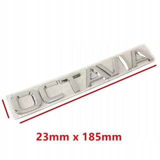 Nálepka na známku Octavia pre telo