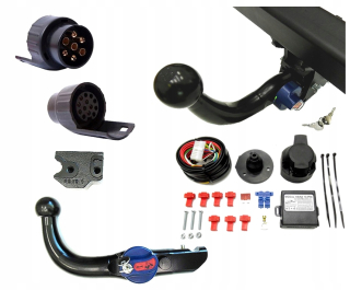 Odnímateľný vlečný háčik+modul13pin/7 Hyundai IX35