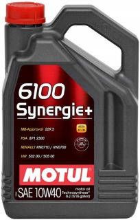 Oil 10W-40 Motul 6100 Synergies + 5L 10W40 10W 40