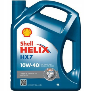 10W-40 Shell Helix Plus Hx7 4L olej