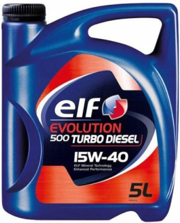 Olej 15W-40 ELF EVOLUTE 500 Turbo Diesel 5L