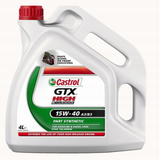 Castrol Oil 15W-40 GTX A3/B3 4L