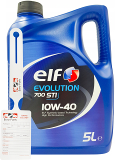 ELF Oil 10W40 Evolution 700 STI 5L 501.01/505,00