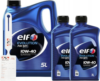 OIL ELF EVOLUTION 700 STI 10W40 7L + vešiak