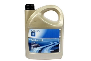 Oil GM Opel 5W30 5L ACEA DEXOS 2 SM/CF + zadarmo