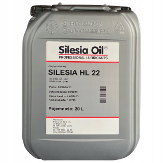 Sliezský olej HL 22 20L Hydraulický olej