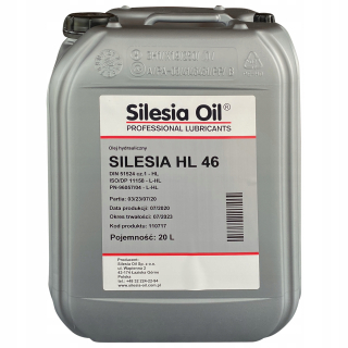 Sliezský olej HL 46 20L Hydraulický olej