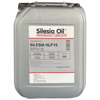 Sliezský olej HLP 15 20 l Hydraulický olej
