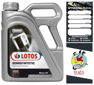 Lotos semizynttické 10W40 5L 10W-40 olej