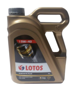 LOTOS SYNTHETIC 5W40 5W-40 Zlatý olej 4L filtrov