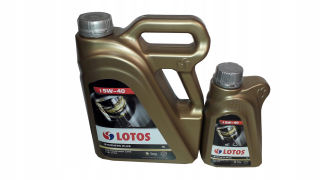 LOTOS Syntetický 5W40 5W-40 Zloty Oil 5L 4L + 1L
