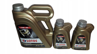LOTOS Syntetický 5W40 5W-40 Zlatý olej 6L 4L + 2L
