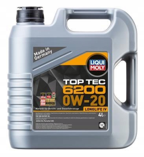 LQM 0W-20 TOPTEC 6200 4L olej