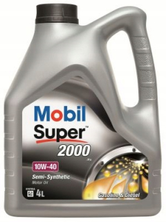Mobil 10W-40 Super 2000 4L olej