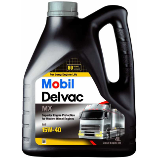 Mobil Oil 15W-40 Delvac MX 4L Mobdel15W404