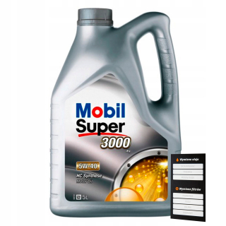 Mobil 3000 X1 5W-40 5W40 5L oleja