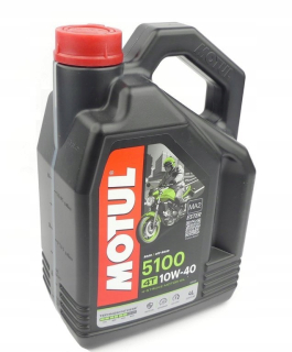 Motocykelový olej poloprevádza 5100 4L 10W40