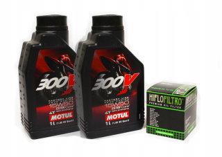 Motul 300V 2L 15W50 Factory Line +HF650 Filter