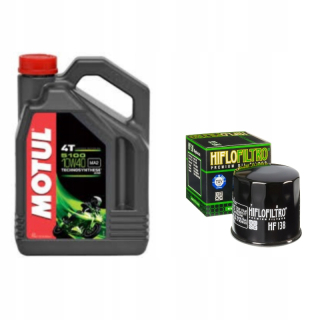 Motul 4T 5100 10W40 4L olej + olejový filter HF138