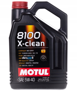 Motul 5W/40 8100 X Clean C3 5L Oil