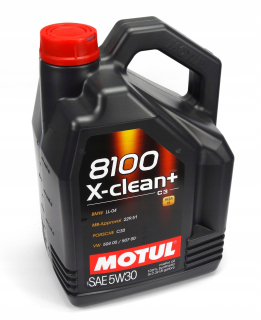Motul 5W30 8100 X-Clean+ C3 5L Syntetický olej