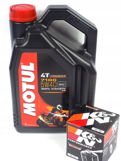 Motul 7100 5W40 Olej + KN160 BMW S1000 K1300 Filter