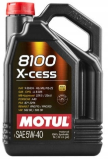 Motul 8100 X-ESCANS 5W40 A4/B4 5L