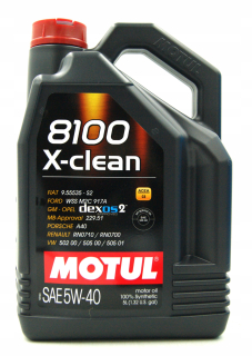 Motul 8100 X-Clean 5W40 5L oleja
