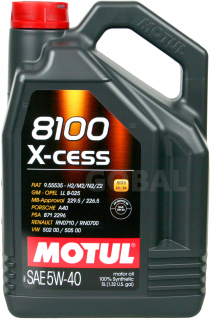 Motul 8100 X-JACE 5W40 5L 502 00/505 00