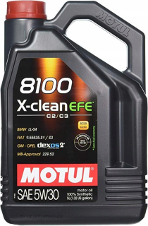 Motul 8100 Xclean EFE 5W30 5L 229,52 LL-04