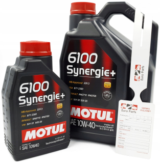 Motul Synergie + 6100 10W40 6L + prívesok