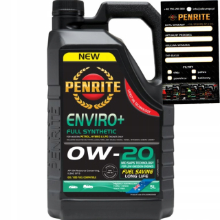 Penrite Enviro+ 0W20 0W-20 5L olej