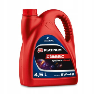 Platinum Classic Diesel Syntetic 5W-40 4.5L oleja