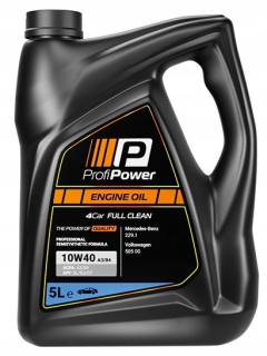 Profipower 4CAR 10W40 5L Plný čistý olej
