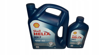 Shell Helix HX7 10W40 5L Filtre 5L Filtre 4L + 1L