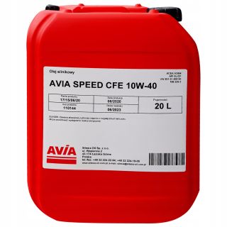 Avia Turbo CFE 10W/40 20L 10W40 motorový olej