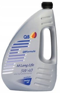Motorový olej Q8 Formula m dlhá životnosť 5W-40 4L