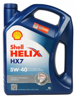 Shell Helix HX7 5W40 4L motorový olej