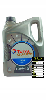 Celkový Quartz 7000 Energy 10W40 4L motorový olej