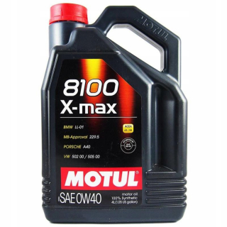 Motul 8100 X-MAX 0W40 4L Syntetický olej