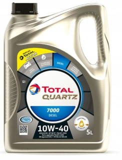 Celkový olej- 10W40 Quartz 7000 Diesel 5L