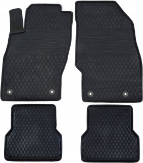 Gumové rohože do auta - Opel Corsa D / E z 06R gumové koberce + zátky