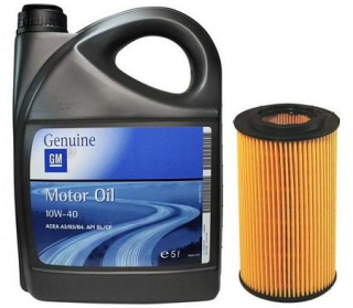 Opel GM 10W40 5L + olejový filter OE 648/1 LL-B-025