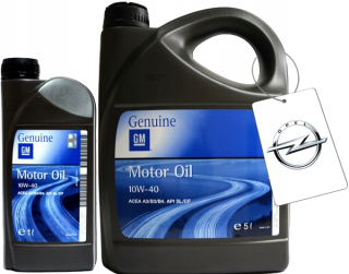 Opel GM 10W40 6L 10W-40 Motor Oil + Free