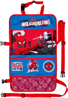Organizér do auta - Organizátor Protector pre zadnú časť stoličky Spiderman