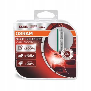 Žiarovky - OSRAM D3S Xenarc Night Breaker Laser 200% 2 ks