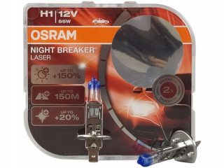 Žiarovky - OSRAM Night Breaker laser Next Gen +150% H1 duo