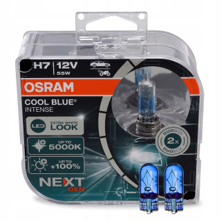 Žiarovky - Osram žiarovky H7 Cool Blue Intense New Gen + W5W