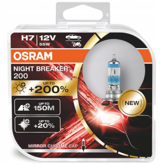 Žiarovky - OSRAM žiarovky H7 Night Breaker laser +200% +150 m