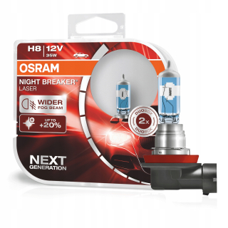 Žiarovky - Osram žiarovky H8 Night Breaker laser +150%
